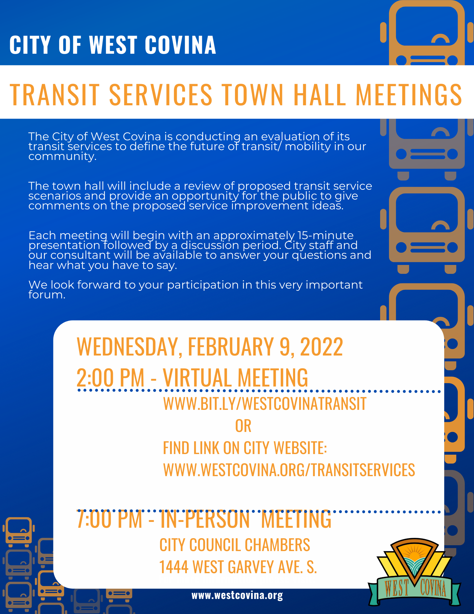 Transit Town Hall - Flyer