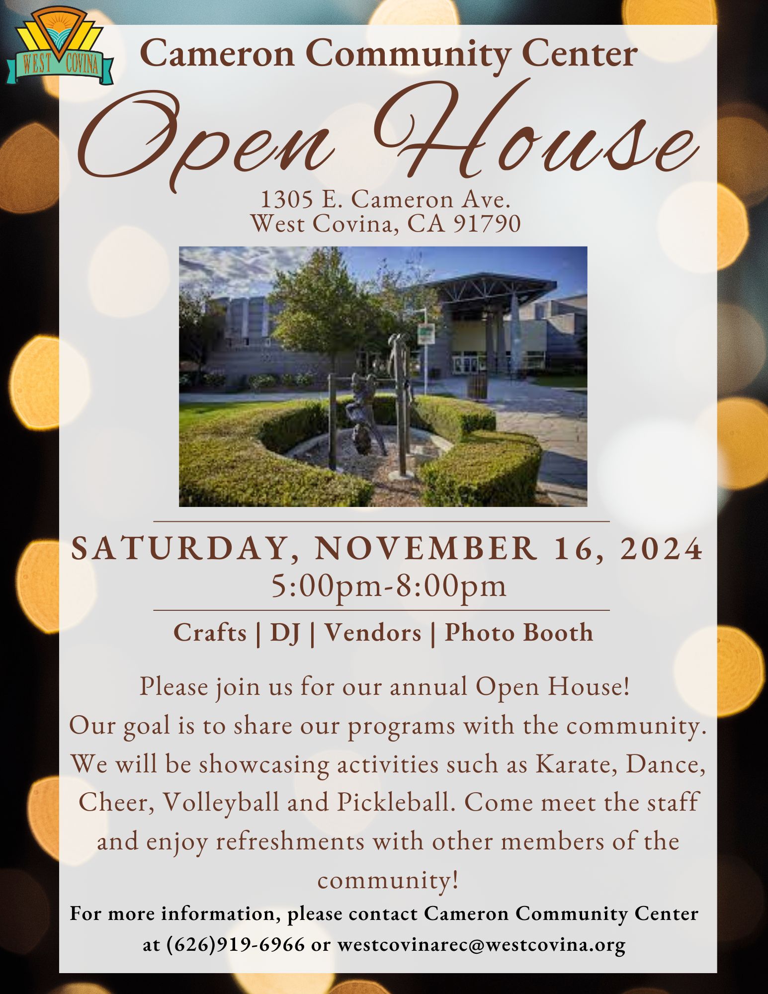 2024_11_16 - Cameron Open House Flyer