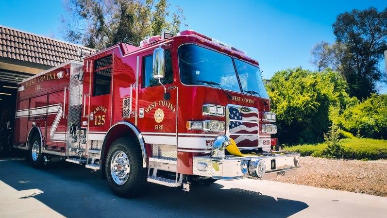 Image of West Covina new Fire Engine 2024