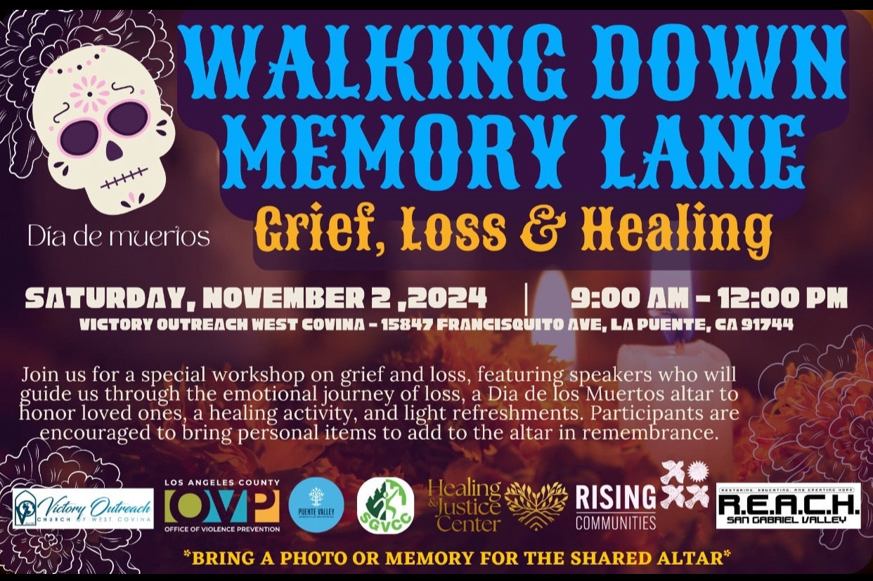 2024 - Walking Down Memory Lane Grief Loss & Healing