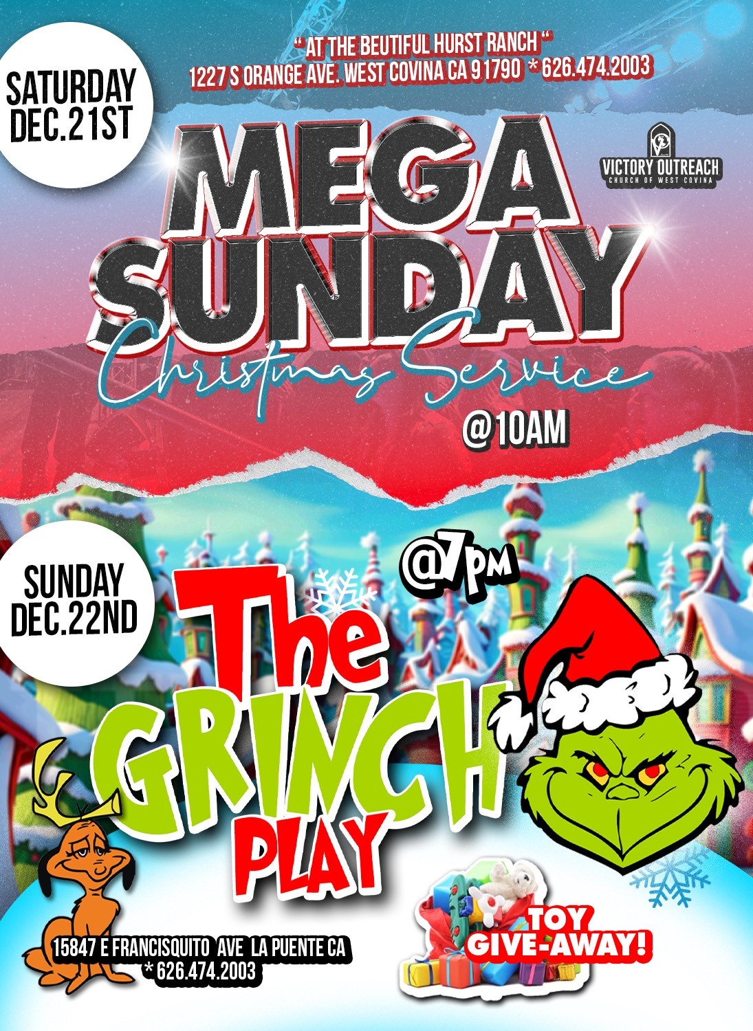 The Grinch Christmas Play & Toy Giveaway 2024